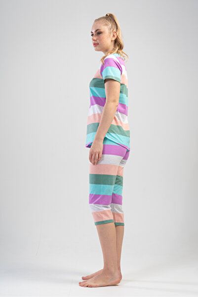 VİENETTA Set de pijamale capris cu mânecă scurtă pentru femei 
 , 110127