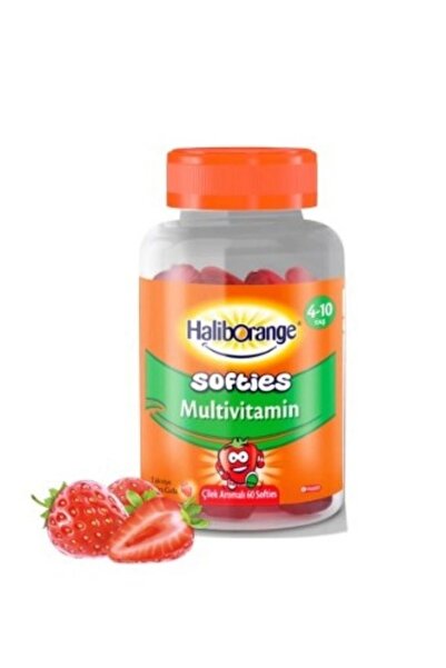 Haliborange كبسولات فيتامينات متعددة بنكهة الفراولة، 60 كبسولة