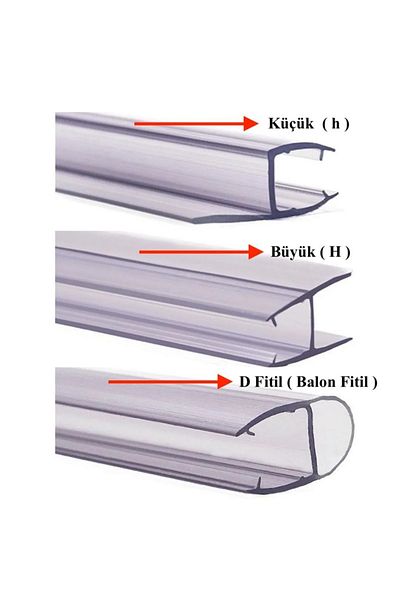 BABAWİCK 1 Piece 200 cm 8 mm Transparent Glass Balcony Plastic Wick Small H, Large H or D Wick