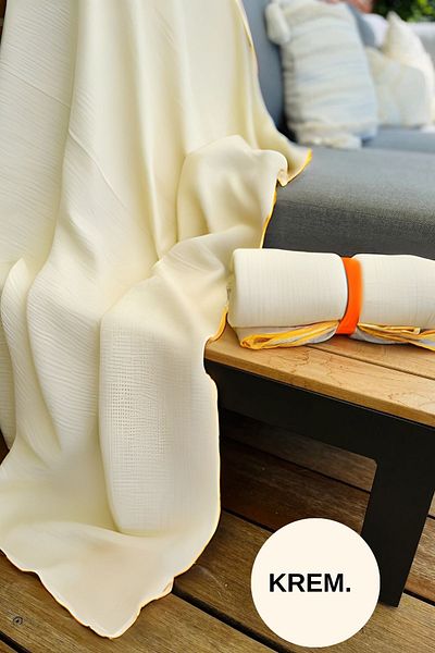 Svava Muslin Beach Towel,Travel Towel,Organic Cotton,Camping (90*175 cm)