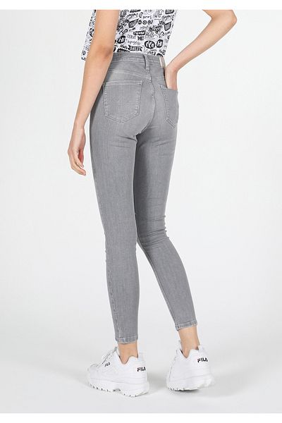 Colin's Pantaloni de damă Indigo Jean, cu talie medie, cu picioare înguste, super slim