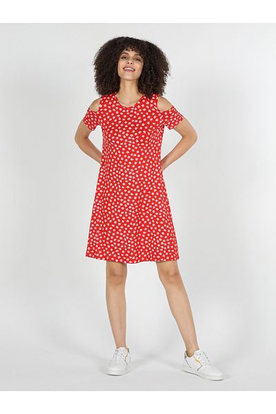 Colin's Floral Printed Regular Fit Women's Dress - Cl 1059111