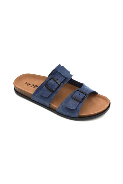 FLY SOFT S923 Thermo&Poly Non-Slip Light Sole Double Buckle Men's Slippers Laci̇