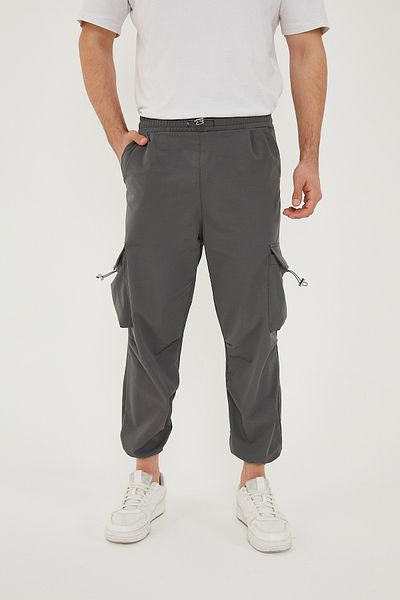 Camp Scoutland Camp550 Outdoor Tactical Cargo Adjustable Long Oversize Men's Jogger Hiking Pants with Pockets