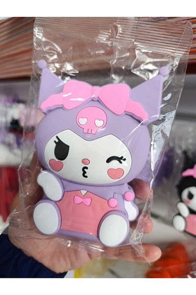 pure age Cute Kuromi Girl Silicone Bag with Handle
