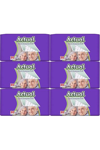 ACTUEL Actual Patient Bed Opening Protective Cover 60*90cm 180 Pieces (6Pk*30)