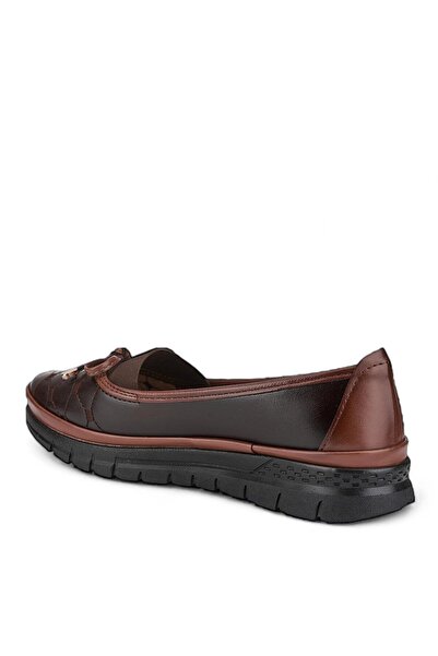 Ayzen 36-41 Taba Kaahve Günlük Ortopedik Comfort Ayakkabı