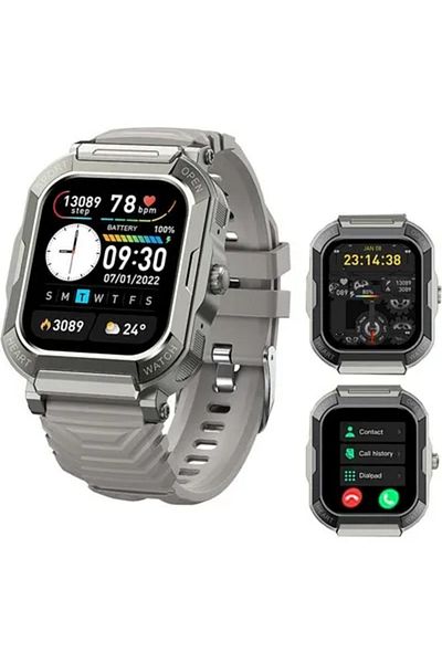 fulina Men's Smart Watch, Waterproof, Compatible with Android Phone iPhone Samsung Compatible