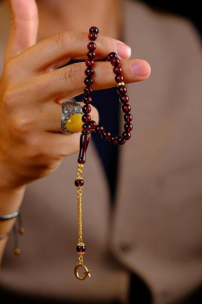 dergah tesbih Prayer Beads - Amber