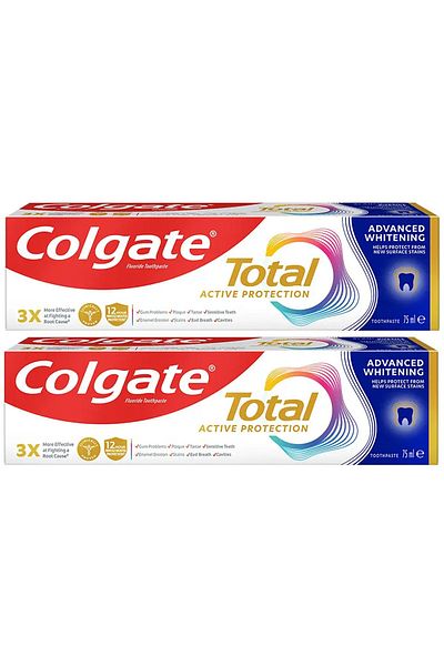 Colgate Total Advanced Whitening Toothpaste 75 ml 2 Pcs