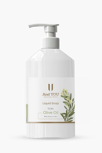AND YOU Liquid Soap with Olive Oil / Olive Oil Liquid Soap 500 ml