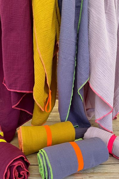 Svava Muslin Blanket |   Beach Towel |   Travel Towel |   Organic Cotton |   Camping (80*135 cm)