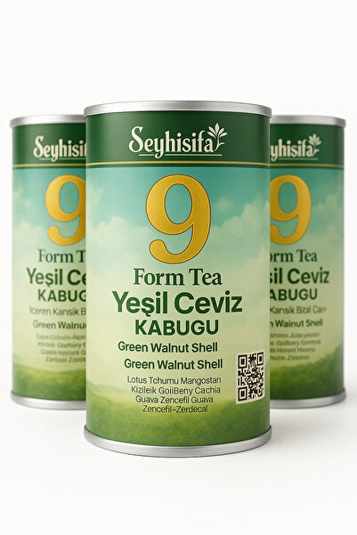 Şeyh i Şifa 3 Adet - Yeşil Ceviz Kabuğu Ekstresi içeren Karışık Bitki Tozu