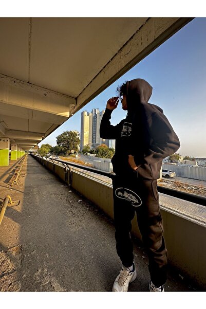 Marco Fresco Corteiz з принтом, унісекс, худі, оверсайз, комплект, вуличний стиль одягу