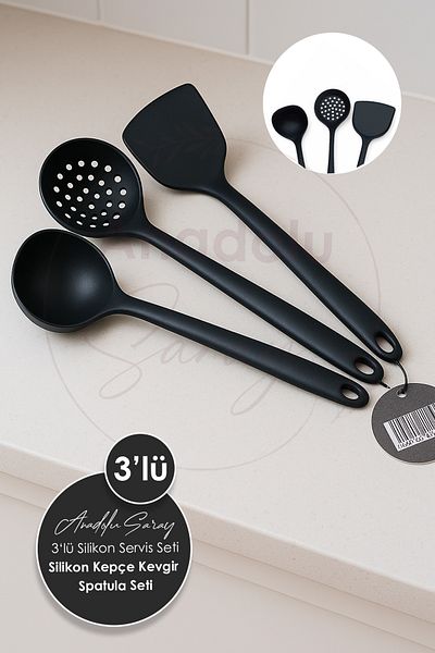 Anadolu Saray Cooking Utensils - Black - 3