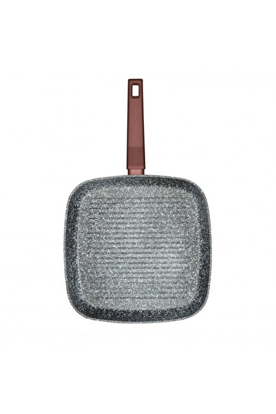 Blaumann Grill pan with cast aluminum lid, size 28x4 cm, ceramic marble coating, 3 layers