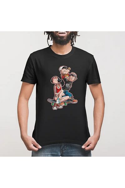 Built By Crazy Μπλουζάκι Unisex Popeye Olive Oyl