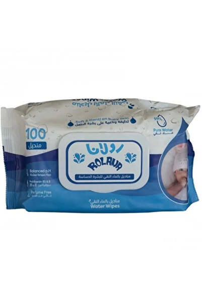 ROLAN رولانا مناديل للأطفال للبشرة الحساسة بالماء النقي - 120منديل