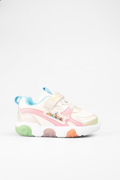 Vicco Queen Lighted Girls Preschool White Sports Shoes