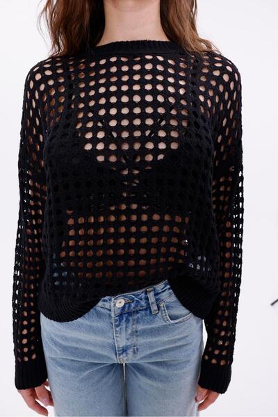 Figo Perforated Women's Blouse