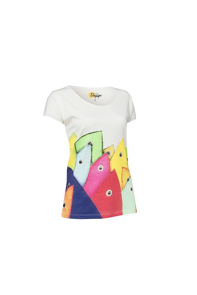 Biggdesign Fertility Fish Crew Neck T-shirt M