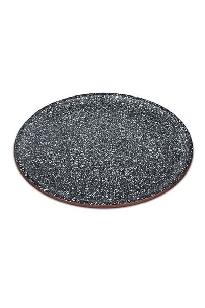 Blaumann Tava pizza otel carbon, dimensiune 36x1.1 cm, doua straturi, acoperire marmura ceramica