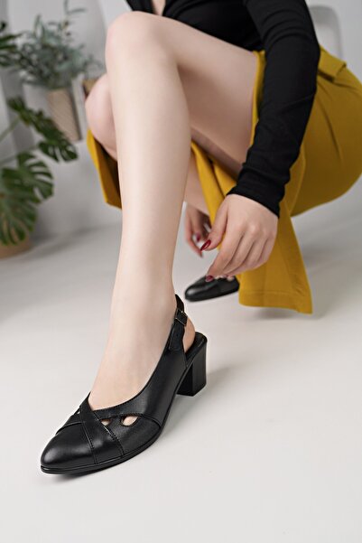 Diego Carlotti Pantofi de zi cu toc clasic pentru femei din piele naturală DD...