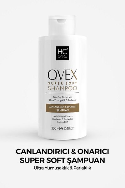 HC Care Ovex Super Soft Shampoo - Hc 300 Ml.