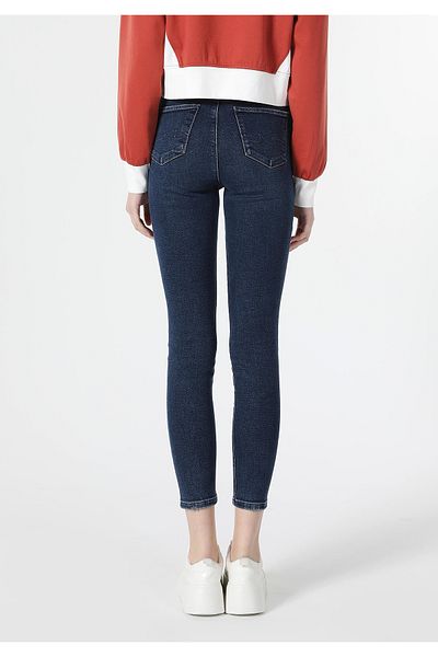 Colin's Blugi de damă cu talie înaltă 760 Diana Skinny Fit, albaștri - Slim Leg Cl 1061429