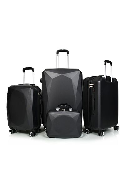 MORANO Luggage - Black - Geometric pattern