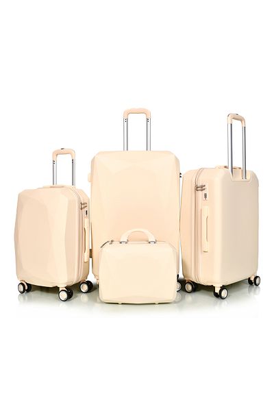 MORANO Luggage - Beige - Geometric pattern