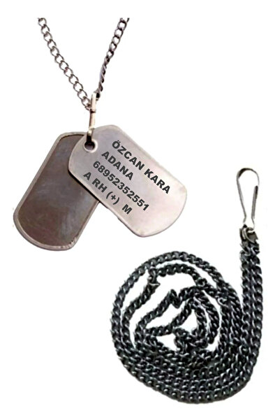 Outdoor One Asker Künyesi Lazer Kazıma 0001