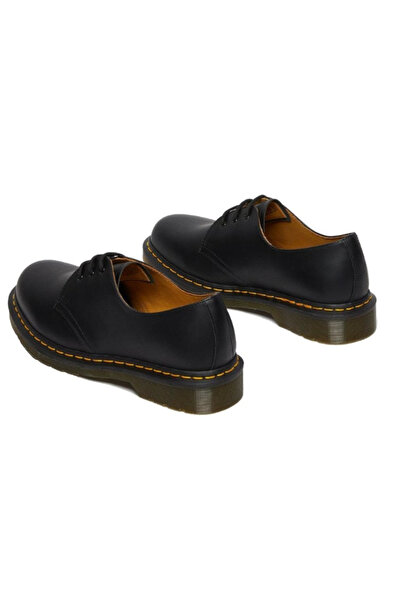 Dr. Martens Ghete unisex negre cu 3 ochiuri 1461