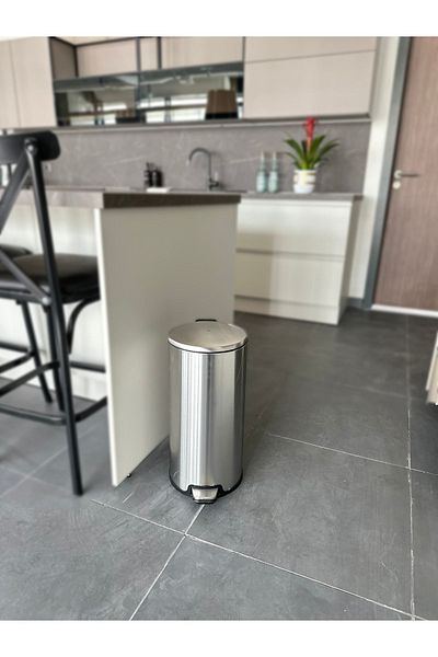 Prima Nova Cigo Pedal Μπάνιο Κουζίνα Γραφείο Κάδος απορριμμάτων 20 Lt από ανοξείδωτο ατσάλι