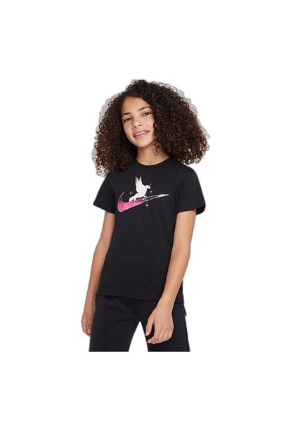 Nike G NSW TEE BF SHINE for girls t-shirt black