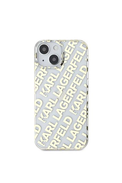 Karl Lagerfeld Carcasă pentru iPhone 15 IML Luxury, Karl Lagerfeld - Auriu