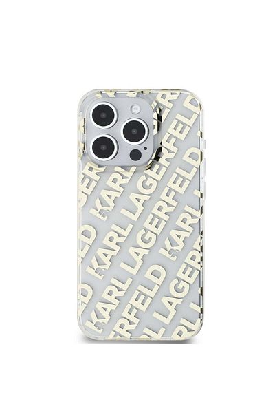 Karl Lagerfeld Carcasă pentru iPhone 15 Pro Max IML Luxury, Karl Lagerfeld - Auriu
