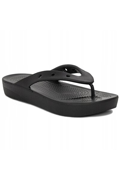 Crocs Classic Platform Flip Women's, Black women's flip-flops white