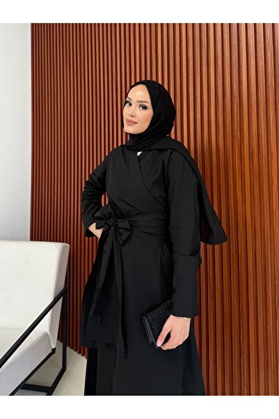 Melike Tatar Tie-Up Poplin Dress 3-2555