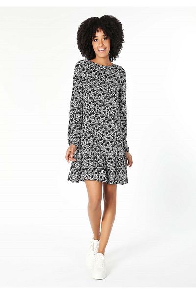 Colin's Women's Black Dress with Regular Fit