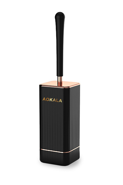 Choice فرشاة المرحاض وحاملها من أوكالا باللون الأسود، مجموعة فرشاة المرحاض ال...