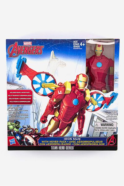 Marvel Iron Man With Hover Pack, Red/blue