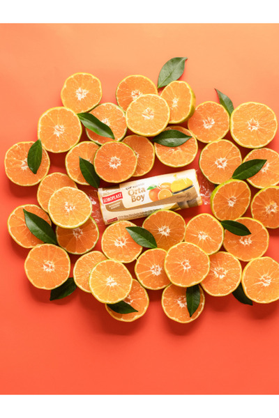 Koroplast Mandarin Kokulu Orta Boy Çöp Torbası 15'li X 3 Adet