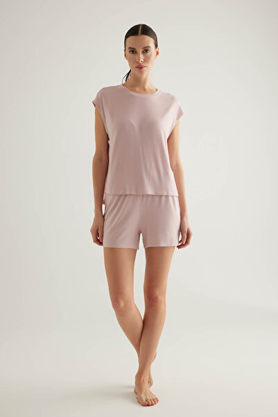 Hays Kadın Pamuklu Kısa Kollu Şortlu Pijama Takımı