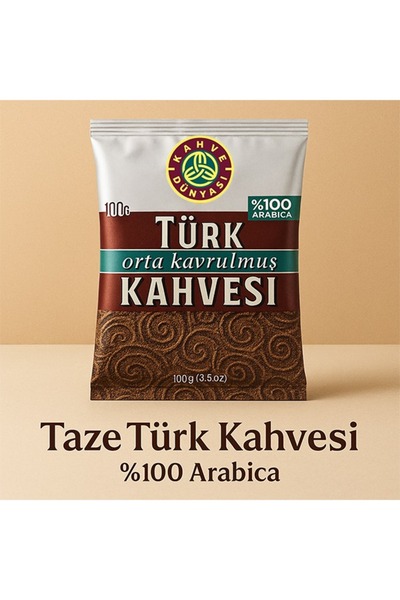 Kahve Dünyası 3'lü Orta Kavrulmuş Türk Kahvesi 100G