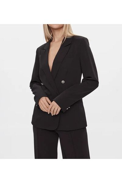 Guess GUESS AMANDA DOUBLE BREAST women's blazer black