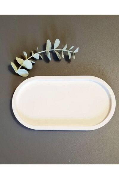 StoneHenge Design Bernamiofficial Multi-Purpose Concrete Tray