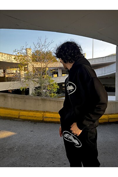 Marco Fresco Corteiz з принтом, унісекс, худі, оверсайз, комплект, вуличний стиль одягу