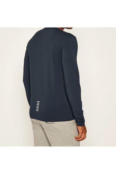 Emporio Armani MENS HOODIE men's compression longsleeve navy blue