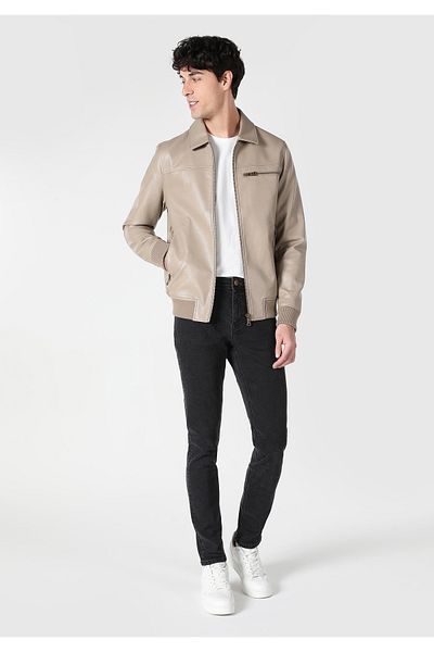 Colin's Slim Fit Low Waist Slim Leg Pantaloni Jean Negri pentru bărbați